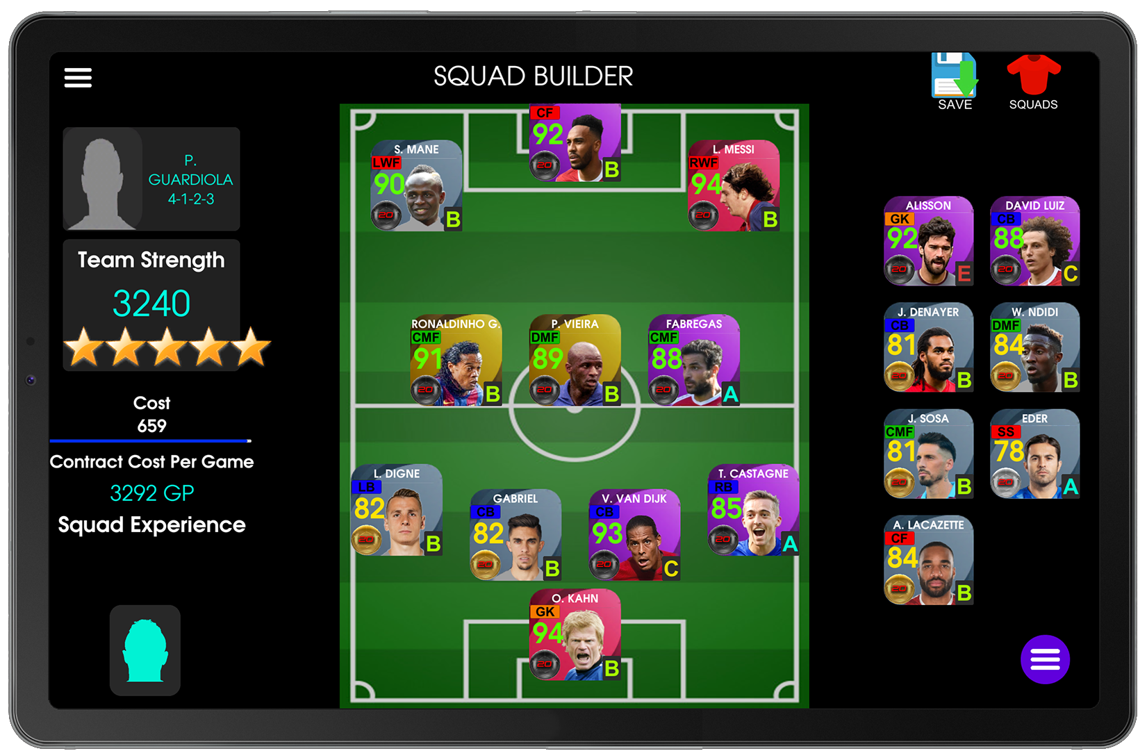 EFootballHub - Max level cards and player potentials of